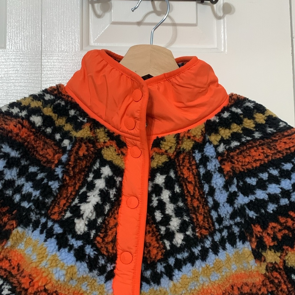 Free People Multicolor Fleece Jacket - Picture 5 of 10